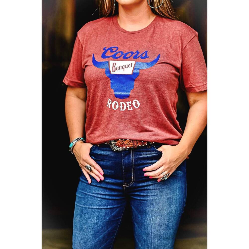 NEW COTTON HERITAGE coors vintage tee in rust